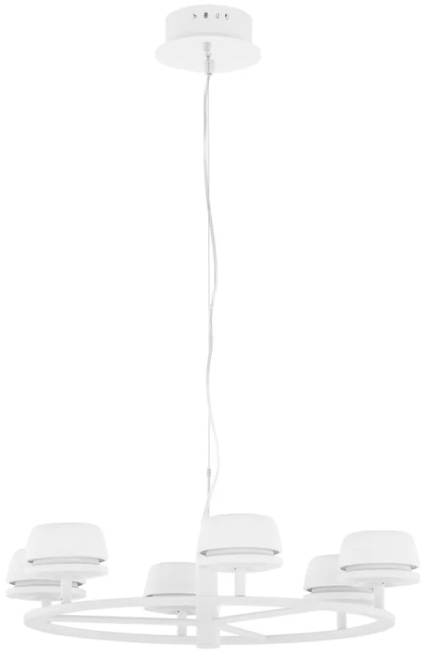 ITALUX AD16004-6A-WH MIRANDA Modern Csillár Fehér LED IP20
