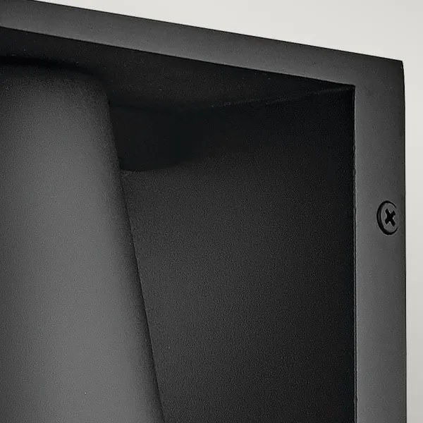 Hinkley HK-HANS-S-BLK -LED Kültéri fali lámpa HANS 1xGU10/8W/230V IP44