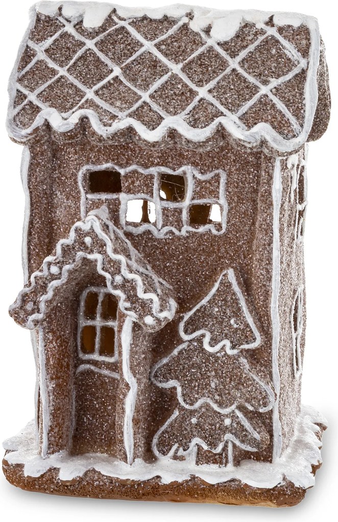 Mézeskalács házikó Karácsony Led dekoráció Karácsony