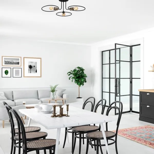 Csillár CIRCLE 3xE27/40W/230V