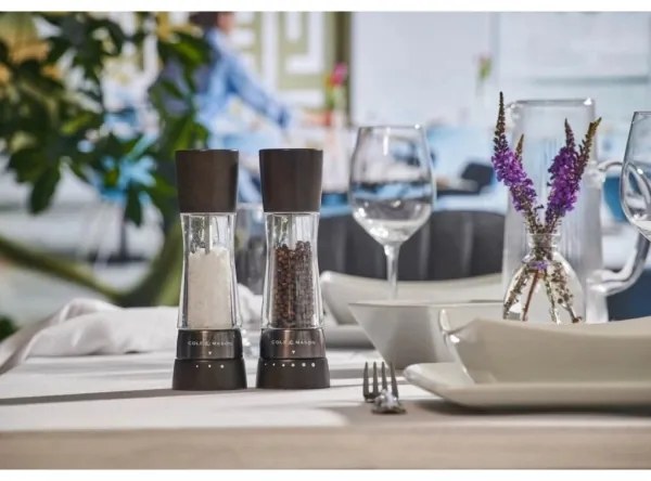 Cole&amp;Mason - Só- és borsdaráló készlet DERWENT 2 db 19 cm bükkfa/fekete