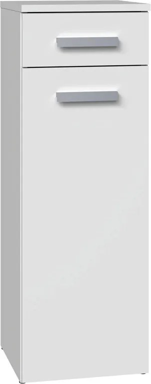Aldabra Nel V DS fürdőszoba szekrény, 30x85x30 cm, fehér