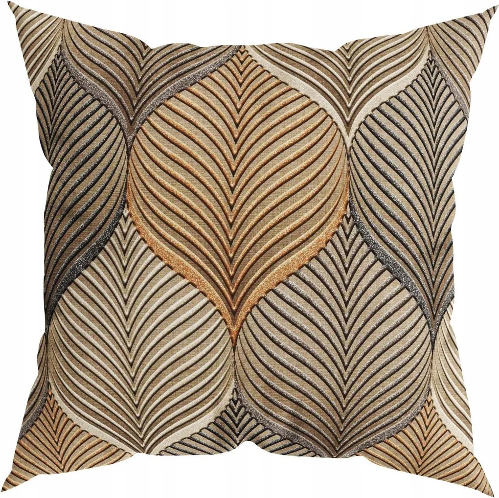 Párnahuzat 40x40 Dekoratív Párnahuzat Barna Jázmin Párnahuzat 9512