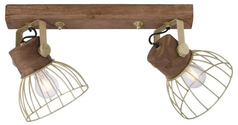 Leuchten Direkt 11487-60 - Spotlámpa ALAMI 2xE27/25W/230V