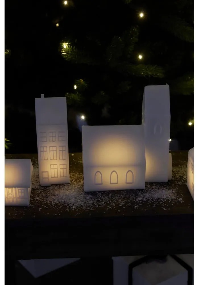 Fehér elemmel működő fénydekoráció Copenhagen City Church – Sirius