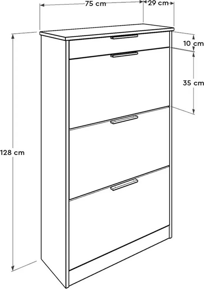 Oslo Walnut II cipőtartó