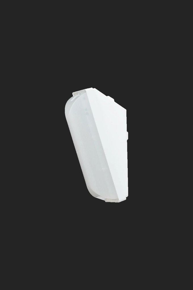 Osmont ELE57261 Elektra 2 mennyezeti/fali ipari műanyag lámpatest fehér