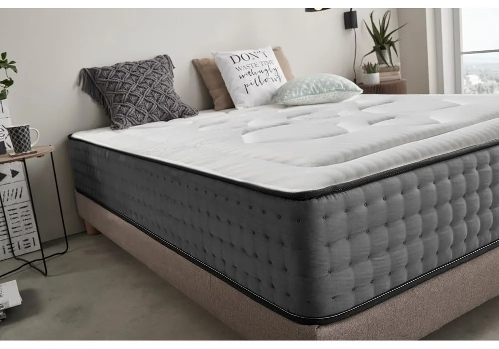 Kemény-közepes keménységű kétoldalas rugós matrac 90x200 cm Hexacare Bagged Springs – Moonia