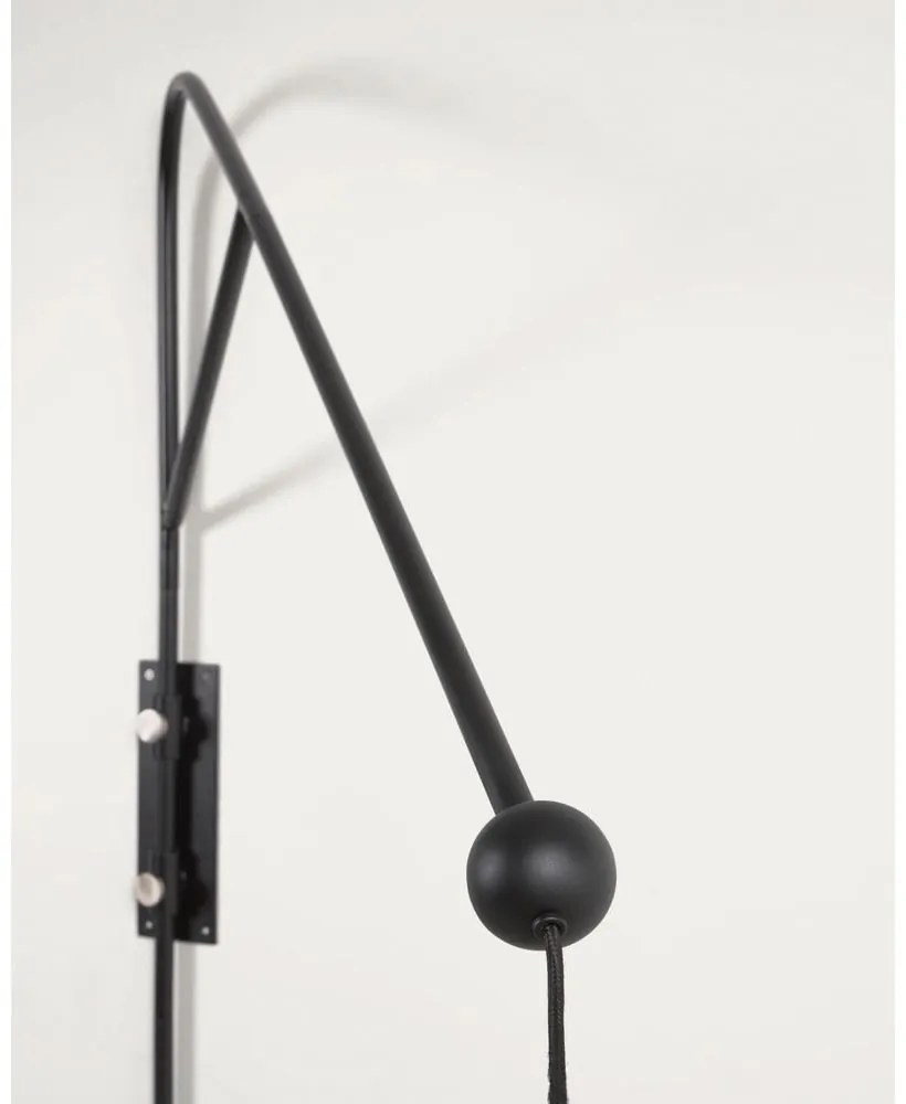 Fekete fali lámpa ø 30 cm Eleazar – Kave Home