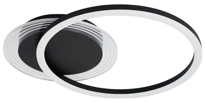 Searchlight 13650BK - LED dimmelhető mennyezeti lámpatest CONTOUR LED/24W/230V 3000K