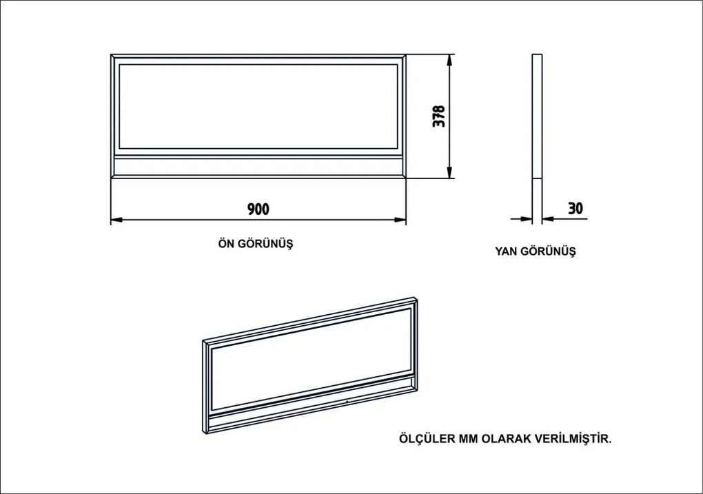 Polka komód, fehér, 90 cm – TR875ZNA3510