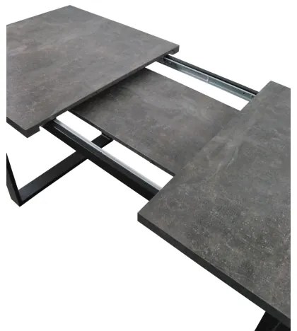 COLIN szürke kihúzható étkezőasztal