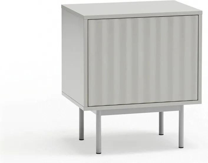 Világosszürke matt éjjeliszekrény Sierra – Teulat