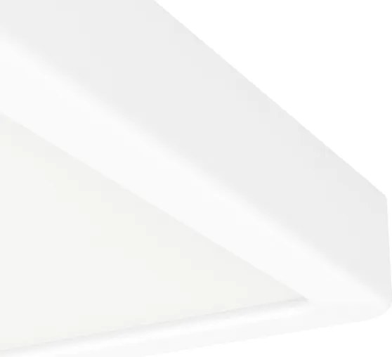 Eglo 901335 - FUEVA fürdőszobai mennyezeti LED lámpa, 7 W, 230 V, 15x15 cm, IP44, fehér