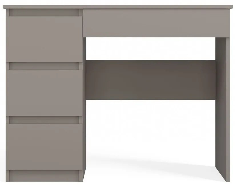 Mijas íróasztal bal oldali tárolókkal, 98x76x51 cm, agyag színű