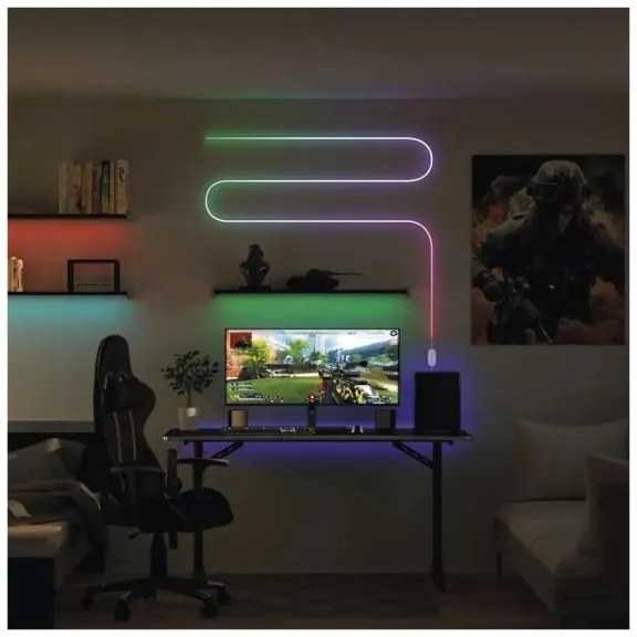 RGBIC LED Dimmelhető szalag GoSmart LED/24W/230V 3 m Wi-Fi Tuya