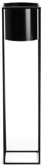 RING virágtartó állvány 100x23 cm fekete