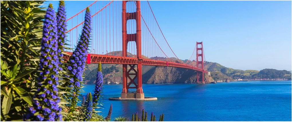 Kép - Golden Gate híd, San Francisco (120x50 cm)