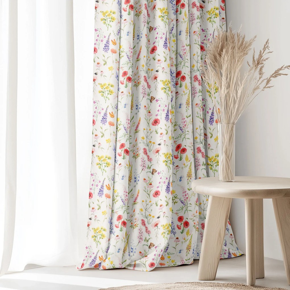 Goldea valencia dekorfüggöny - virázgó mező 180x135 cm