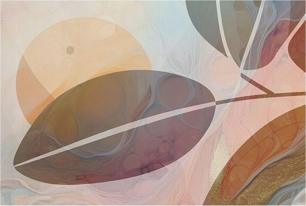 Flizelin fotótapéta Flizelin Design Harmonikus levelek 104x70