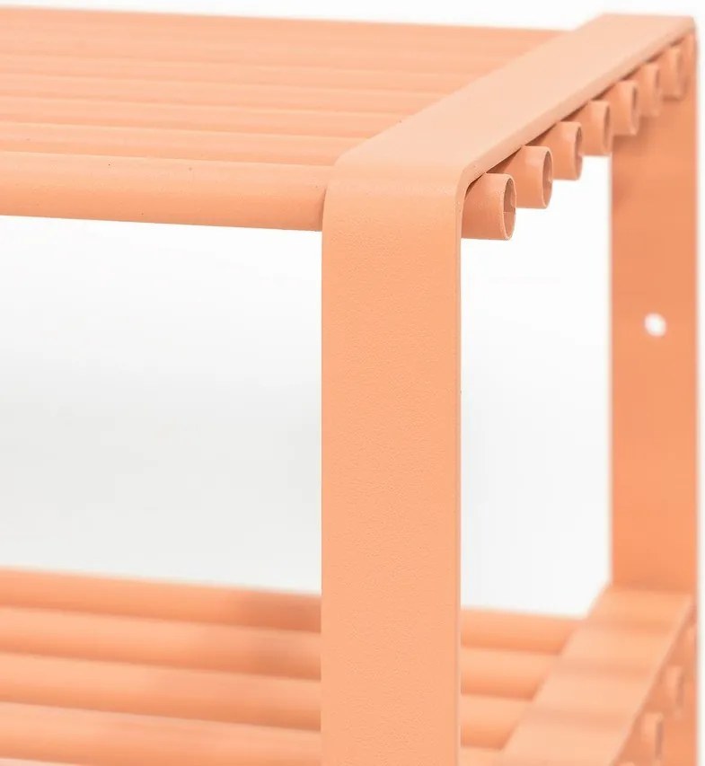 Lazacszínű acél cipőtartó 100x48,5x29 cm Rex – Spinder Design