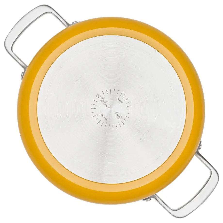 Serpenyő fedővel-kerámia felülettel ø 28 cm tegame Meda 3.0 – FABINI