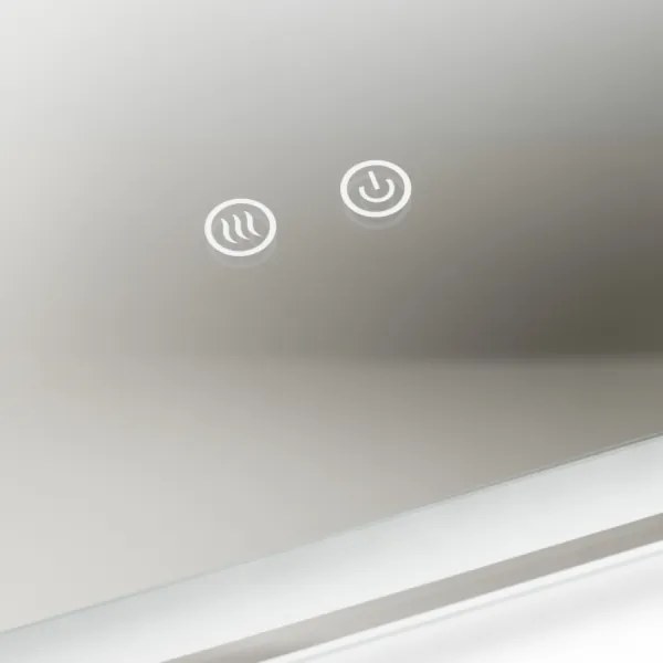 Brilagi - LED dimmelhető fürdőszobai fűthető tükör háttérvilágítással BELLA LED/16W/230V 60x60 cm IP44