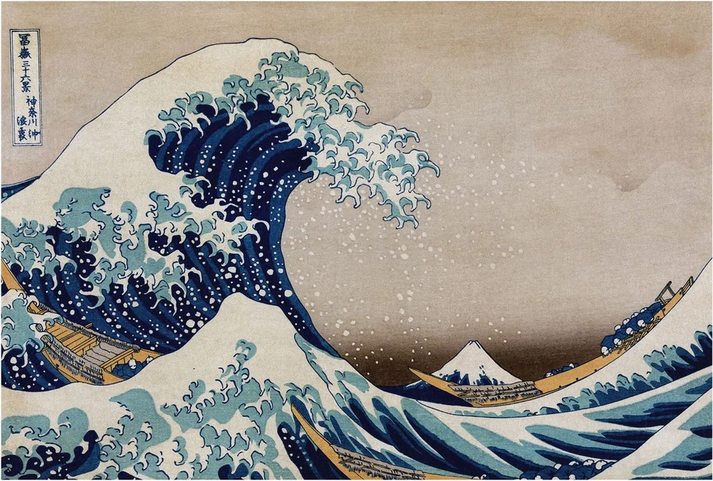 Fotótapéta Flizelin Dekoratív az irodába Drámai hullám 104x70 Ragasztó