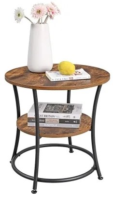 ELDUR kisasztal barna/fekete