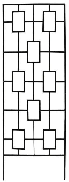 Fém növényfuttató állvány, geometrikus, 57 x 170 cm
