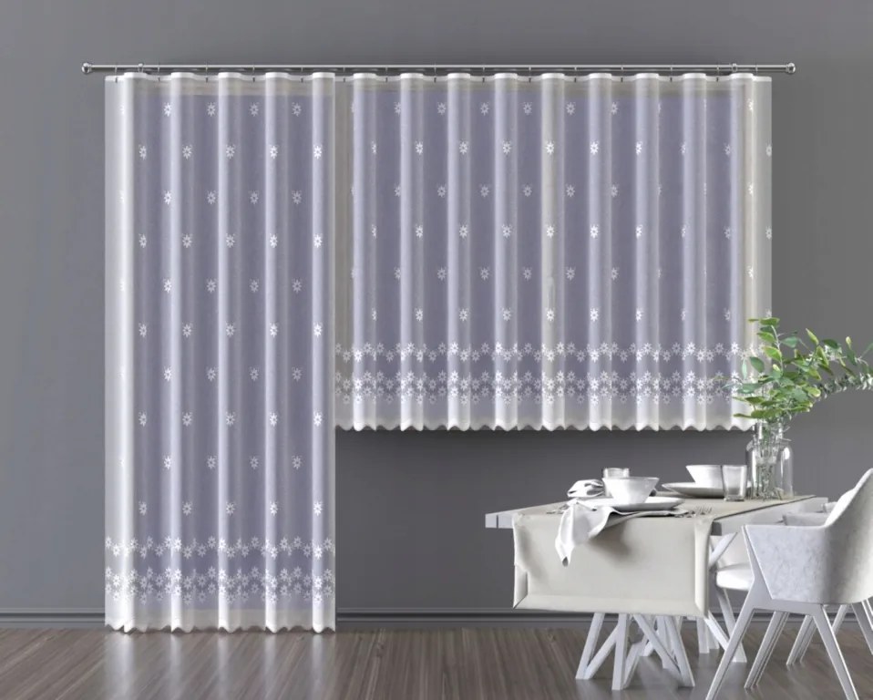 Mg Függöny 651/376 Fehér 400x250 készre varrt lengyel Bt