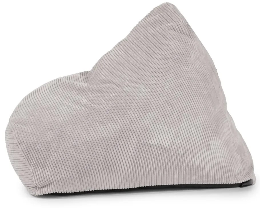 Fekete kordbársony babzsákfotel Snug 100 – SLOWDOWN