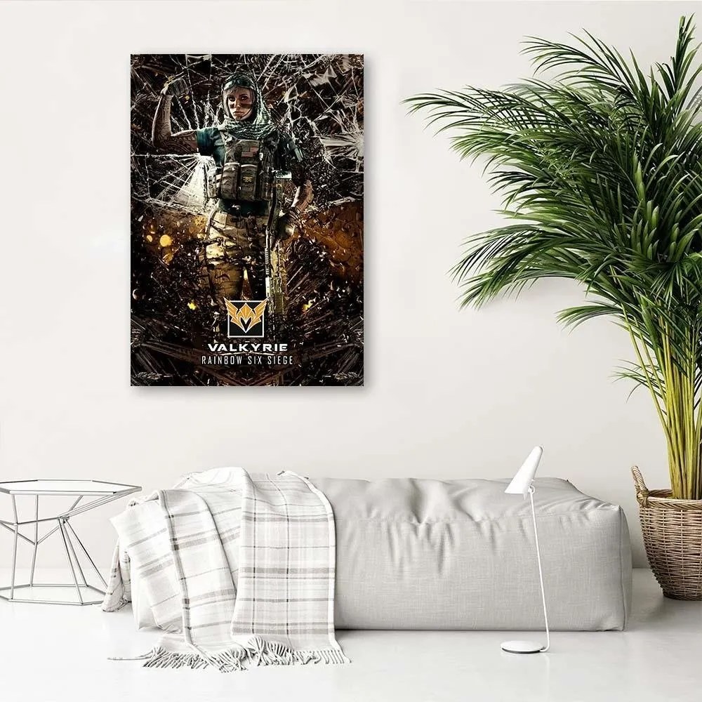 Gario Vászonkép Narancssárga karakter játszik Rainbow Six Siege - SyanArt Méret: 40 x 60 cm