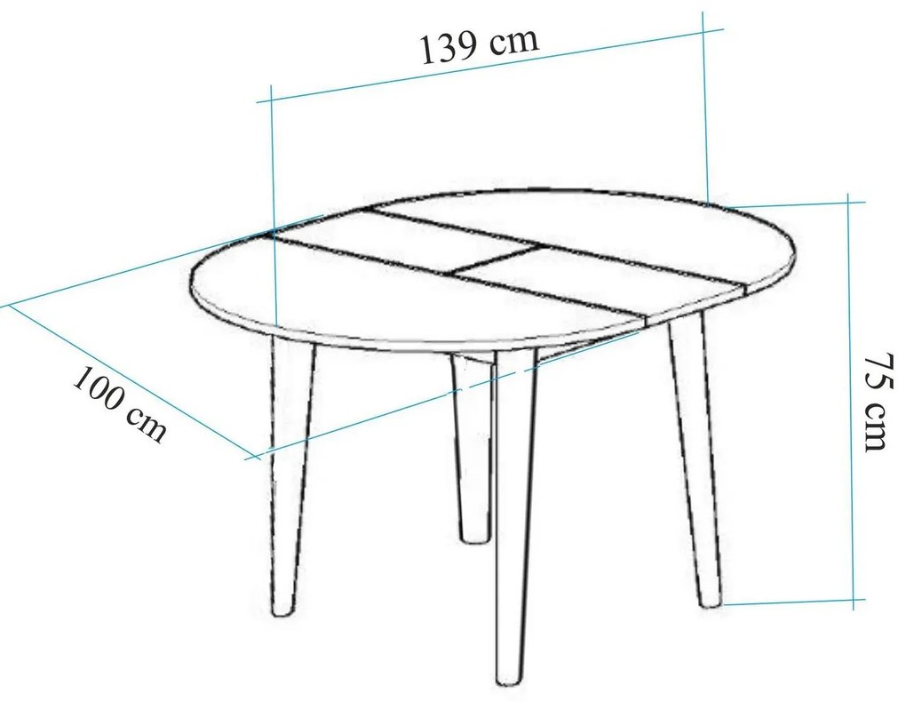 Étkező szett Nidupo 8 (zöld + atlanti fenyő) (2 személy számára). 1093770