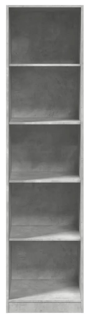 betonszürke szerelt fa ruhásszekrény 50 x 50 x 200 cm