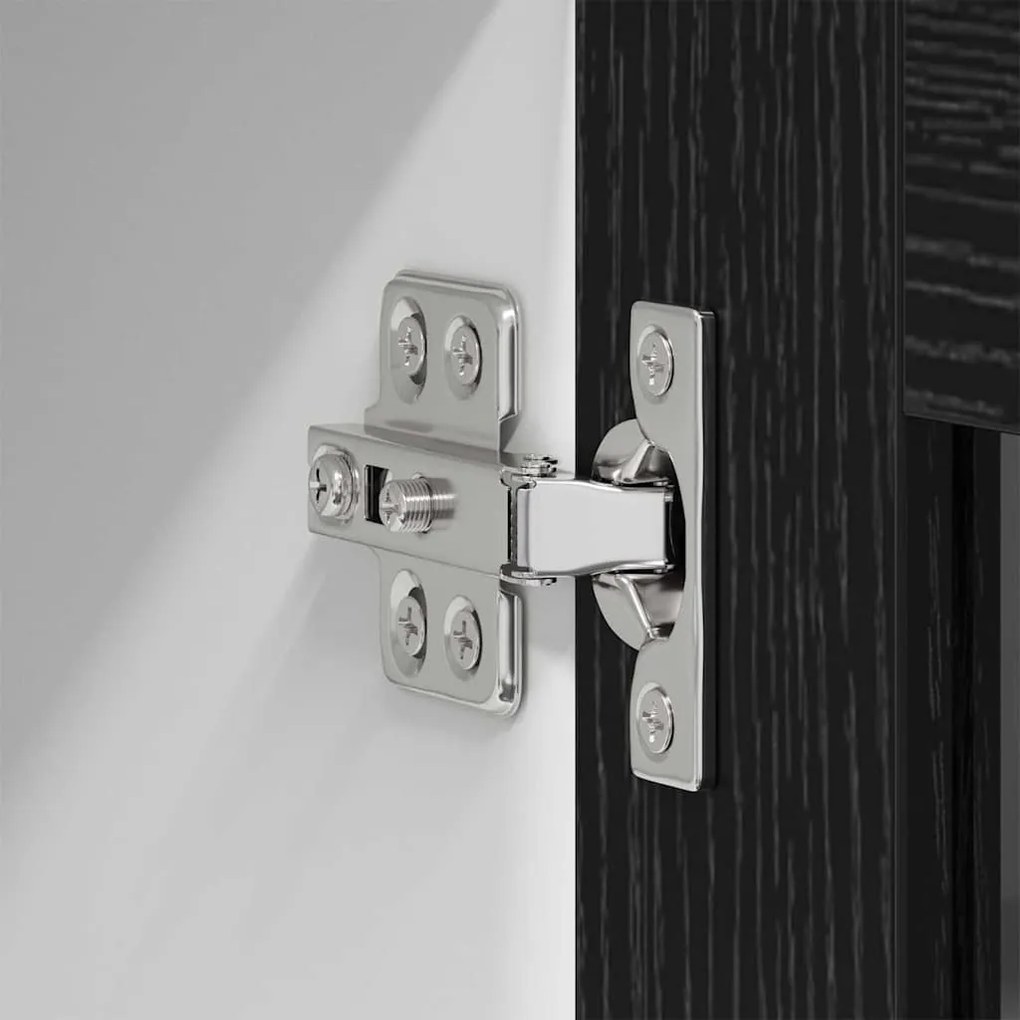 Függő szekrény Riga 2 pcs Fekete tölgy 40 x 31 x 80 cm Faanyag