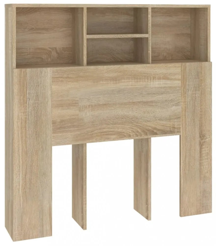 sonoma-tölgyszínű áthidaló szekrény 100 x 19 x 103,5 cm