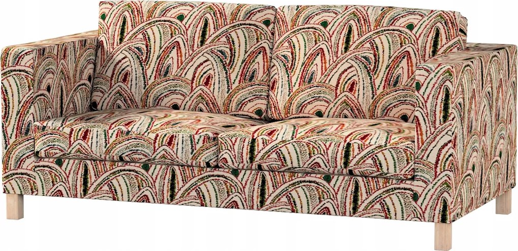 Karlanda kinyitható kanapé huzat, rövid, Ikea zöld