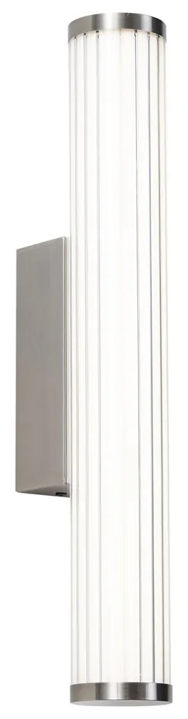Retro fali lámpa gunmetal 40cm LED-del IP44 - Coco
