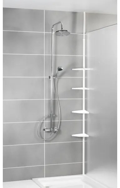 WENKO 3201010100 - Sarokelem COMPACT 26x195 cm fehér