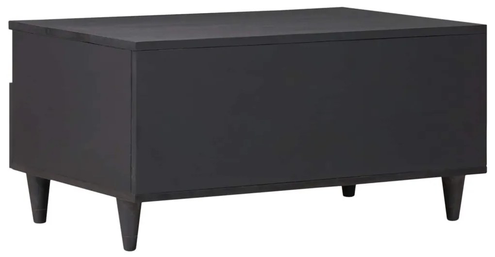 vidaXL Dohányzóasztal fiókkal Sokszínű 80 x 54 x 40 cm Tömör Mangófát