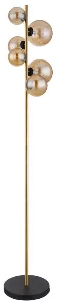 Globo 56135-6S - LED Állólámpa RIHA 6xG9/3W/230V sárgaréz