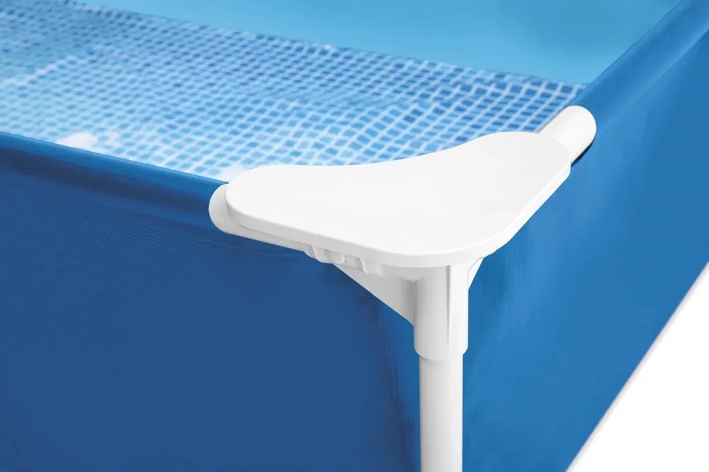 INTEX Rectangular Frame Baby Pool Set fémvázas medence szett, rámpával, 229 x 152 x 45.7 cm (48404)