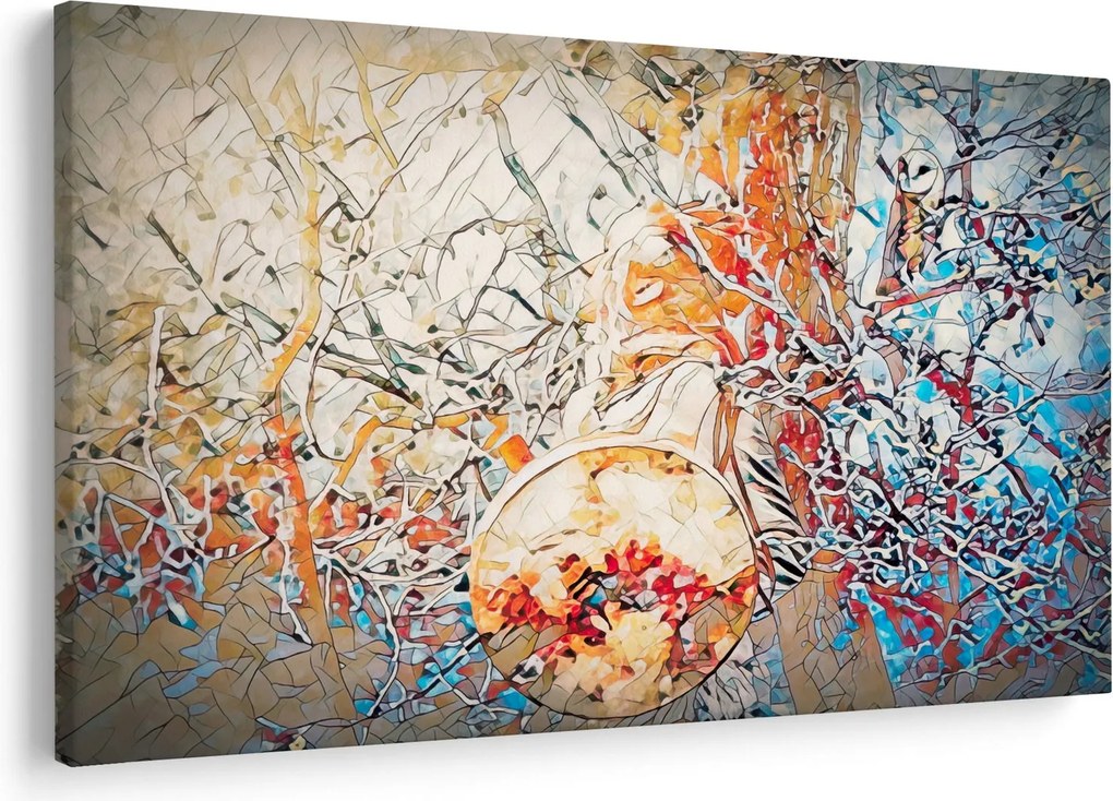 Kép - Mozaik absztrakció (90x60 cm)