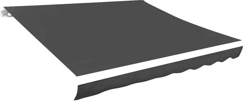 vidaXL antracitszürke vászon napellenző tető 300 x 250 cm