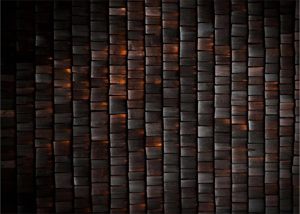 Modern absztrakt kép (üvegen) (70x50 cm)