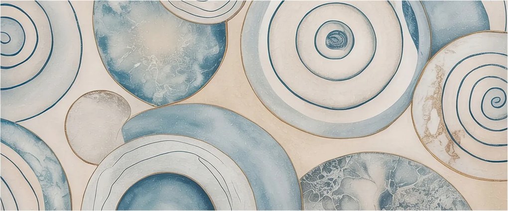 Flizelin tapéta Divatos 3D fali ragasztó Spirál örvények 250x104 ragasztó