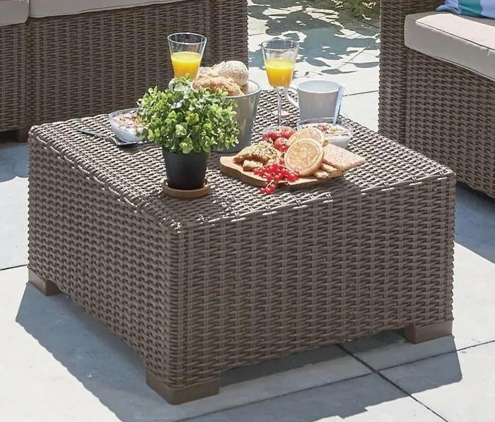 Keter California kerti asztal 68 x 68 x 35 cm,cappuccino