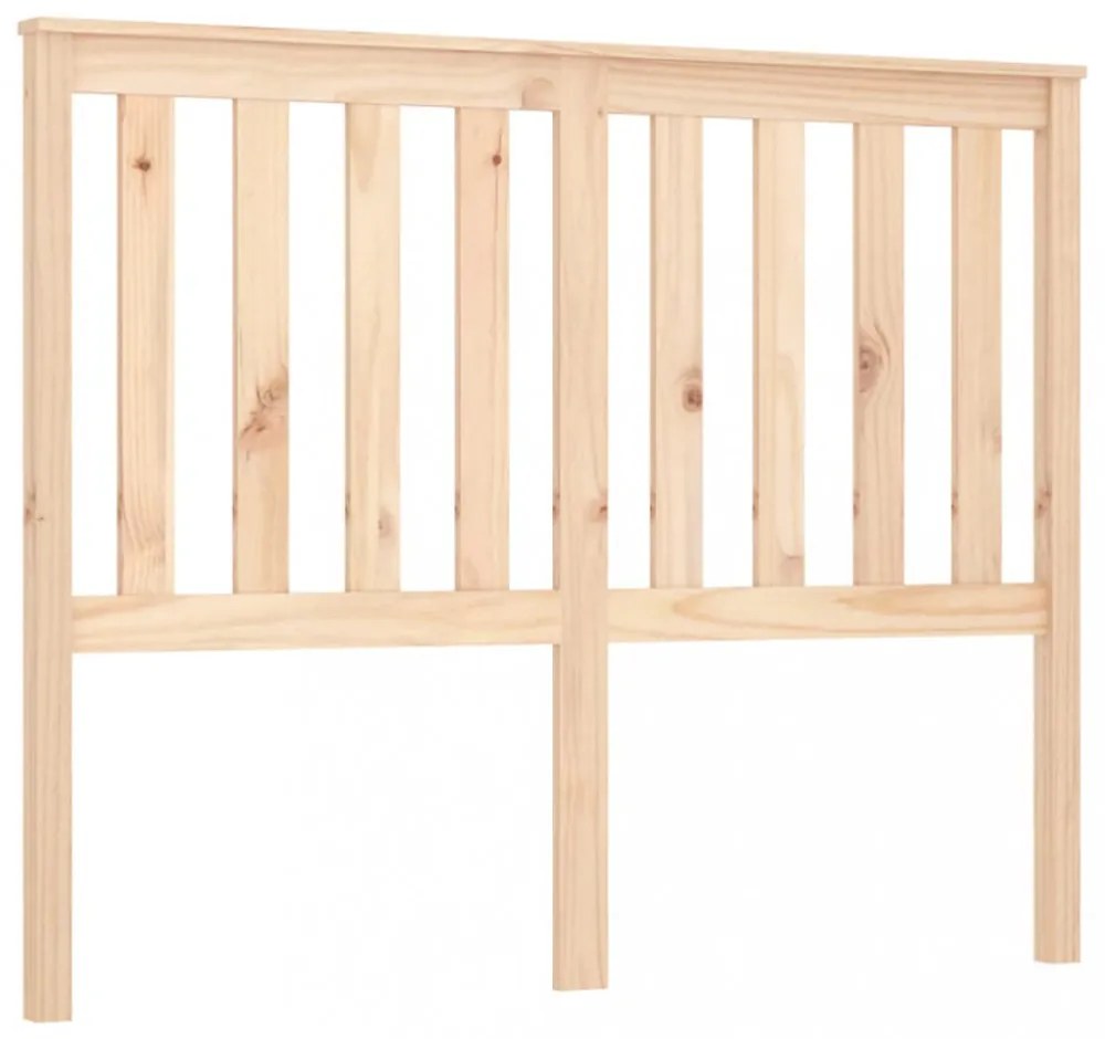 tömör fenyőfa ágyfejtámla 141x6x101 cm
