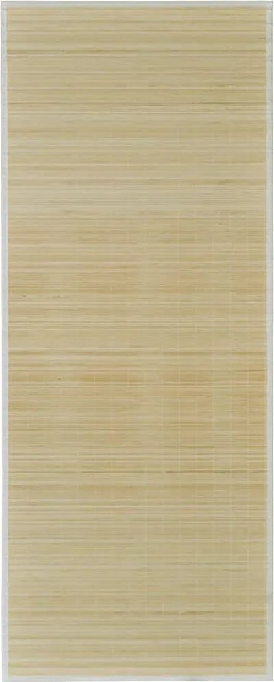 vidaXL Négyszögletes natúr bambusz szőnyeg 150 x 200 cm